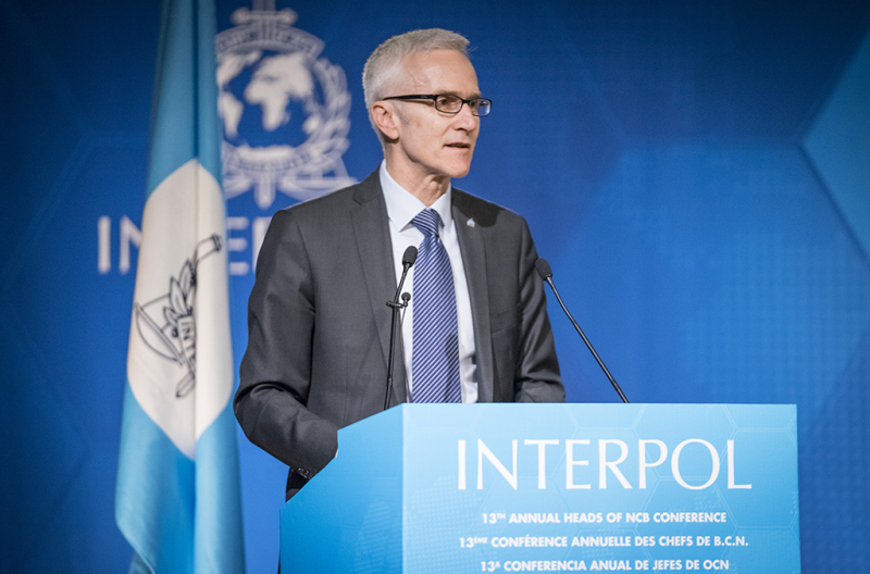 Tiến sĩ Jurgen Stock, Giám đốc Interpol.